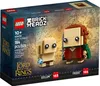 The image shows the front of a LEGO BrickHeadz box featuring Frodo and Gollum from The Lord of the Rings. Anteprima dell’immagine prodotto