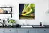 MuchoWow® Poster Nordlichter - Island - Orange - Grün 75x75 Produktbild-Vorschau 3