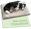 Knupis Selbstheizende Hundedecke - Große Hundematte 90x60 Produktbild-Vorschau 1