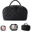 Borsa cosmetica imbottita da donna, borsa per trucchi Anteprima dell’immagine prodotto 4