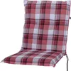 Auflage Niederlehner Milano 2396 rot-weiß kariert 102x49x6 Produktbild-Vorschau 1