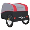 vidaXL Przyczepka rowerowa czarno-czerwona 45 kg żelazko Podgląd zdjęcia produktu 9