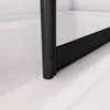 100x140cm Schwarz 4-ftg. Faltbare Badewanneaufsatz 4mm ESG Produktbild-Vorschau 7