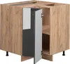 Eckunterschrank Vicco Fame-Line Anthrazit Hochglanz 80.5 cm Produktbild-Vorschau 5