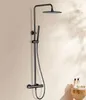 Domotechnika | Sprchová baterie Falcade - 118 cm - černá Náhled obrázku produktu 5