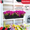 KOTARBAU® Blumenkasten Balkon Blumentopf Selbstbewässernd Produktbild-Vorschau 4