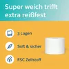 64 Rollen Toilettenpapier 3-lagig – 250 Blatt pro Rolle – Produktbild-Vorschau 2