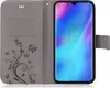 Handytasche für Huawei P30 Blumen Flip Cover Buchhülle mit Produktbild-Vorschau 3