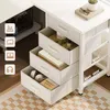 Eckschreibtisch mit 4 Schubladen, 135×100 cm Schreibtisch L Produktbild-Vorschau 5