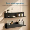 doporro Duschablage ohne Bohren 50 cm, Duschregal Schwarz Produktbild-Vorschau 3
