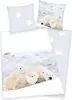 Set di biancheria da letto in flanella con orso polare 135 Anteprima dell’immagine prodotto 1