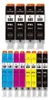 A top-down view of two rows of ink cartridges against a white background. Produktbild-Vorschau