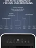 Diagram showing the controls and features of an air dehumidifier. Anteprima dell’immagine prodotto