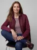 RABE Damen Jacke Dunkelrot Größe 52 mit diamantförmiger Produktbild-Vorschau 5