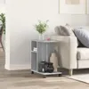 vidaXL Stolik boczny na kółkach Szary Sonoma 50x30x55 cm Podgląd zdjęcia produktu 3