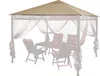 Ersatzdach 3x3m Stil Pavillon Sand Ersatzbezug Produktbild-Vorschau 1