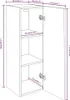 vidaXL TV-Schrank Räuchereiche 30,5x30x90 cm Holzwerkstoff Produktbild-Vorschau 8