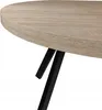 Kulatý rozkládací stůl METAL OAK SONOMA Ø90/190 Náhled obrázku produktu 3