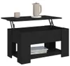 vidaXL Couchtisch Schwarz 79x49x41 cm Holzwerkstoff Produktbild-Vorschau 7