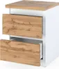 STIV Möbel | Nachttisch - Nachtschrank mit 2 Schubladen - Produktbild-Vorschau 2