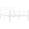 vidaXL Bettgestell Weiß Metall 160×200 cm -  Betten & Produktbild-Vorschau 9