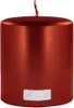 Fink CANDLE, metallic Stumpenkerze, Paraffin, rot, L. 8 cm, Produktbild-Vorschau 5