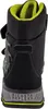 The back view of a black and green child's boot. Produktbild-Vorschau