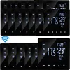 A collection of digital WiFi thermostats displayed on a black background. Náhľad obrázku produktu