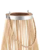 BELIANI Laterne Braun 72 cm mit Windlicht aus Glas für den Produktbild-Vorschau 6