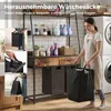 Mondeer Wäschesammler 150L mit 3 Fächern, Verstellbaren Produktbild-Vorschau 5