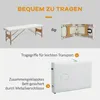 Mobilní masážní lehátko HOMCOM, 2 zóny, skládací, s Náhled obrázku produktu 6