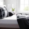 Winter Bettwäsche 135x200 cm Thermofleece Schwarz Grau Produktbild-Vorschau 4