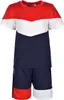 Shialy Stylisches Jungen Sommer Set Navy-Weiß 146 Produktbild-Vorschau 1