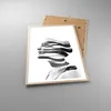 Gerahmtes Poster - Rahmen in heller Eiche - Frau Produktbild-Vorschau 3