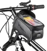 Wozinsky Fahrrad Rahmentasche Mit Handytasche 2 L Schwarz Produktbild-Vorschau 1