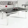 Moderner Barock Couchtisch 100cm schwarz Produktbild-Vorschau 1