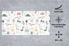 MuchoWow® Mauspad Mousepad Muster - Dino - Baum - Jungen - Produktbild-Vorschau 3