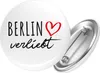 Huuraa Button Berlin verliebt 25mm rund mit Produktbild-Vorschau 1