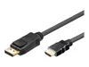 Goobay 1m DP/HDMI DisplayPort Schwarz - Video-Kabeladapter Produktbild-Vorschau 5