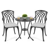 Avestar 3tlg Gussaluminium-Garten-Bistro-Set mit Kissen, Produktbild-Vorschau 1