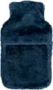 A dark blue plush hot water bottle against a white background. Anteprima dell’immagine prodotto