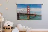 MuchoWow® Wandteppich Wandbehang Blick auf die Golden Gate Produktbild-Vorschau 3
