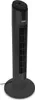 A black tower fan on a white background. Produktbild-Vorschau