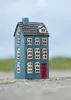 LS-LebenStil Lichterhaus Nyhavn 20cm Blau Braun Keramik Produktbild-Vorschau 3