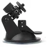 A black camera mount with a suction cup base. Produktbild-Vorschau