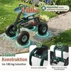 Sekey Kniebank Rollsitz Garten 360 Grad Drehbar Luftreifen Produktbild-Vorschau 4