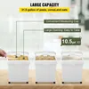 Mehl- und Reisbehälter Set - 25 kg Kapazität - 3er Pack Produktbild-Vorschau 3
