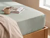 BELIANI Napínací prostěradlo světle zelené 90 x 200 cm Náhled obrázku produktu 5