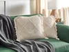 BELIANI Dekokissen 2er Set Beige aus Baumwolle 45 x 45 cm Produktbild-Vorschau 2