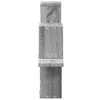 vidaXL Wandregal Grau Sonoma 104,5x10x43 cm Holzwerkstoff Produktbild-Vorschau 6